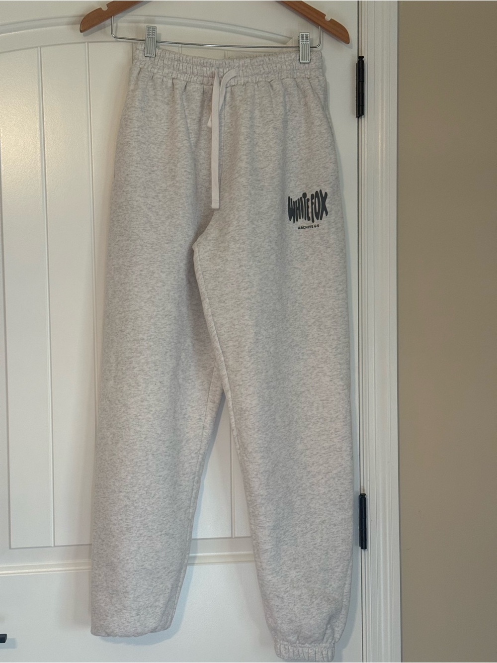 White fox Women’s  Light Gray Logo Sweatpants
